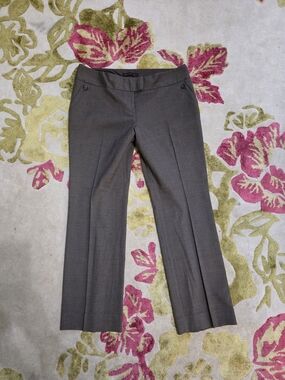 The Limited Gray Straight-Leg Dress Trousers
